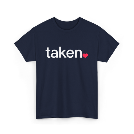 Taken Heart Love Relationship T-Shirt - Navy