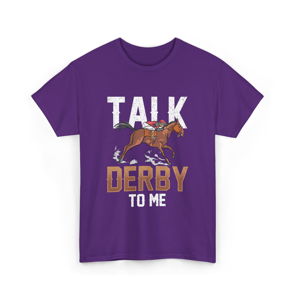 Talk Derby To Me Equestrian T-Shirt - Purple