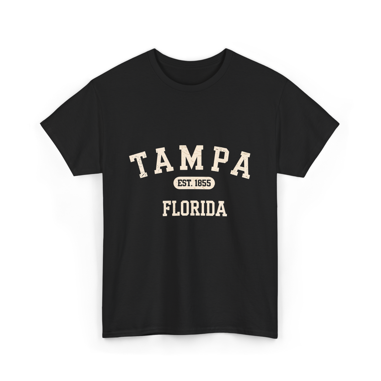 Tampa Florida Vintage Tampa T-Shirt - Black