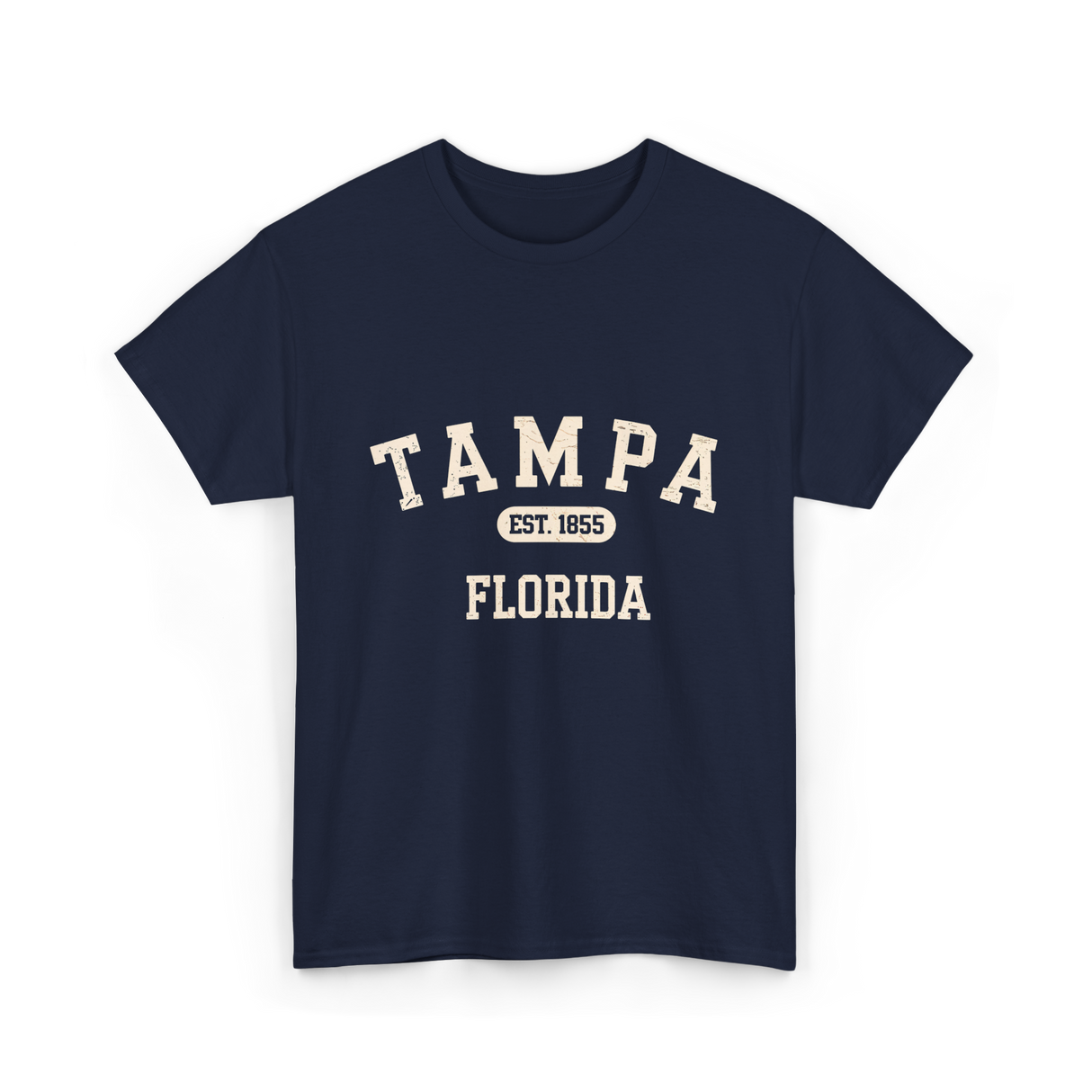 Tampa Florida Vintage Tampa T-Shirt - Navy