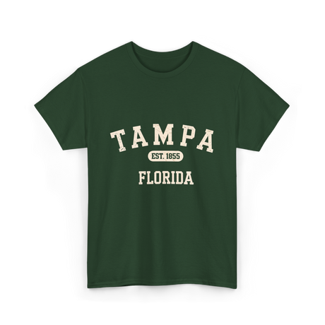 Tampa Florida Vintage Tampa T-Shirt - Forest Green