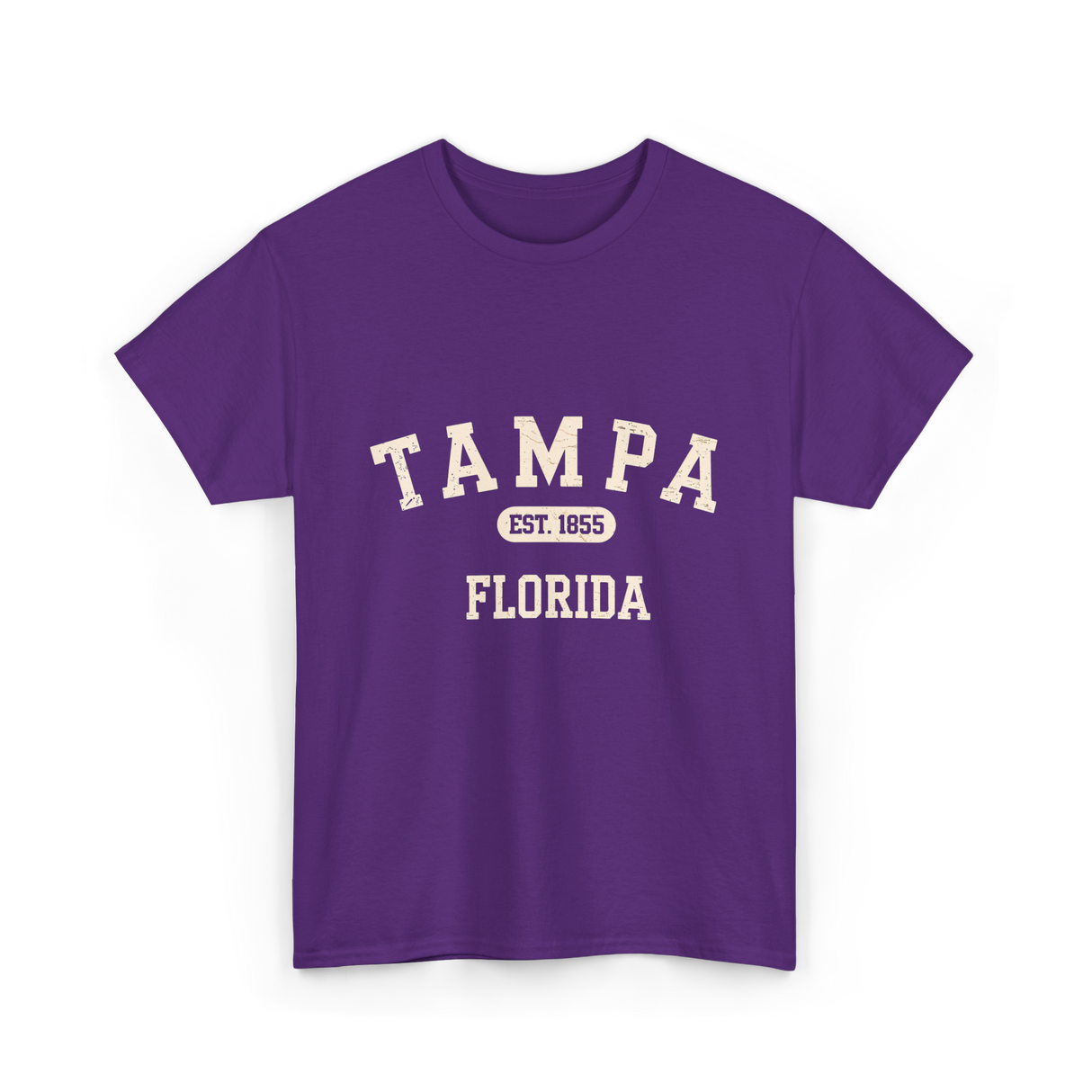 Tampa Florida Vintage Tampa T-Shirt - Purple