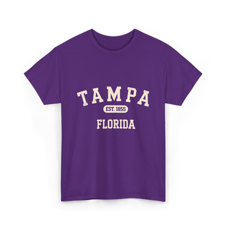 Tampa Florida Vintage Tampa T-Shirt - Purple