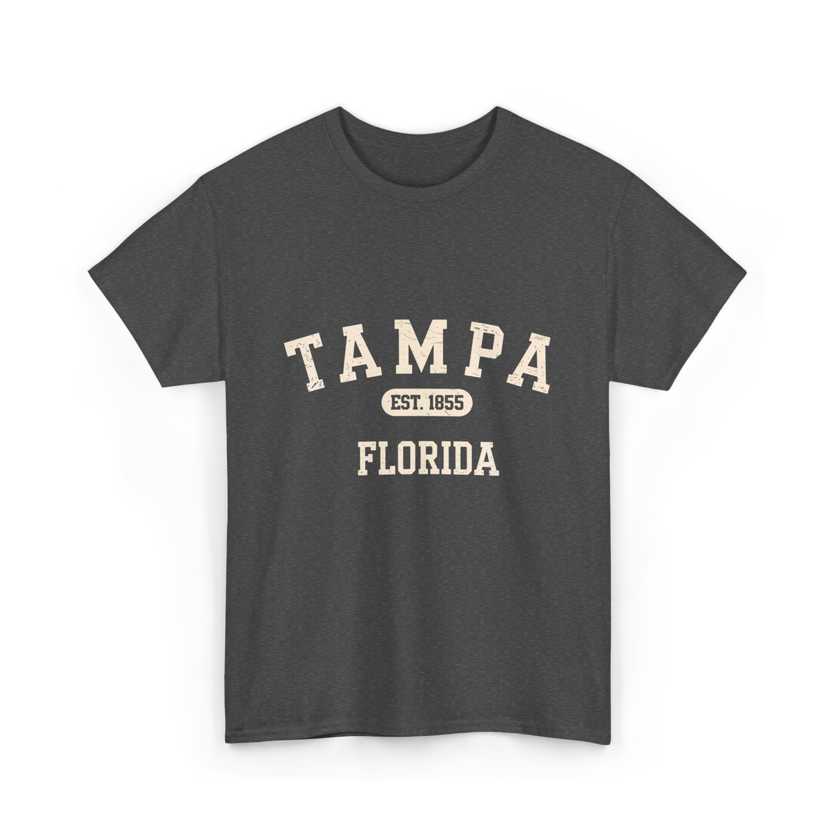Tampa Florida Vintage Tampa T-Shirt - Dark Heather