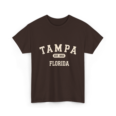 Tampa Florida Vintage Tampa T-Shirt - Dark Chocolate