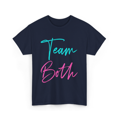 Team Both Gender Reveal Party T-Shirt - Navy