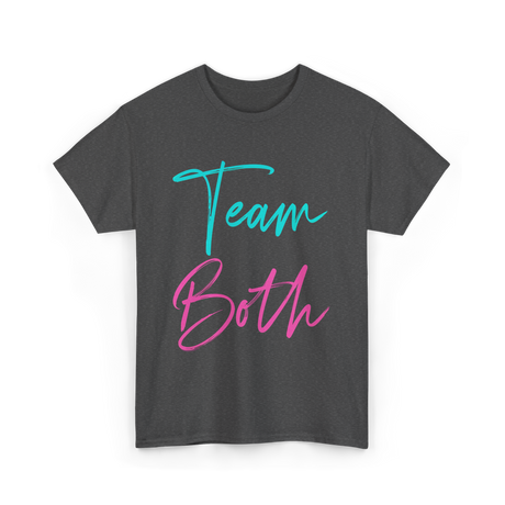 Team Both Gender Reveal Party T-Shirt - Dark Heather