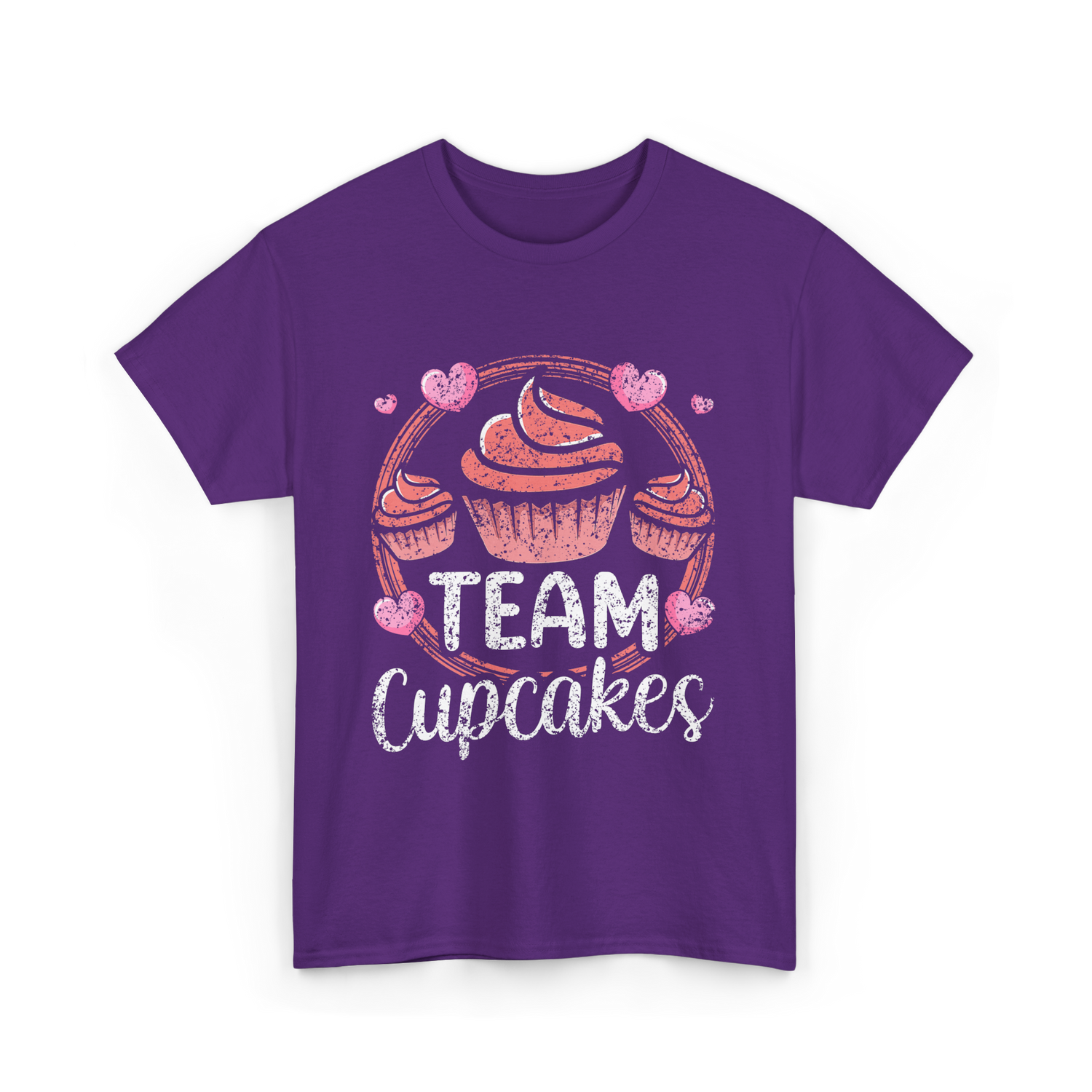 Team Cupcakes Cupcake Lover T-Shirt - Purple
