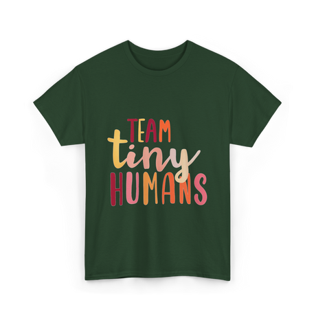 Team Tiny Humans Neonatal Care T-Shirt - Forest Green