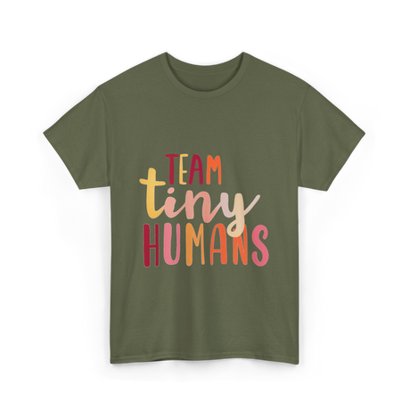 Team Tiny Humans Neonatal Care T-Shirt - Military Green