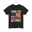 Thank You Veterans T-Shirt - Black