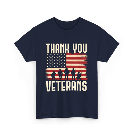 Thank You Veterans T-Shirt - Navy