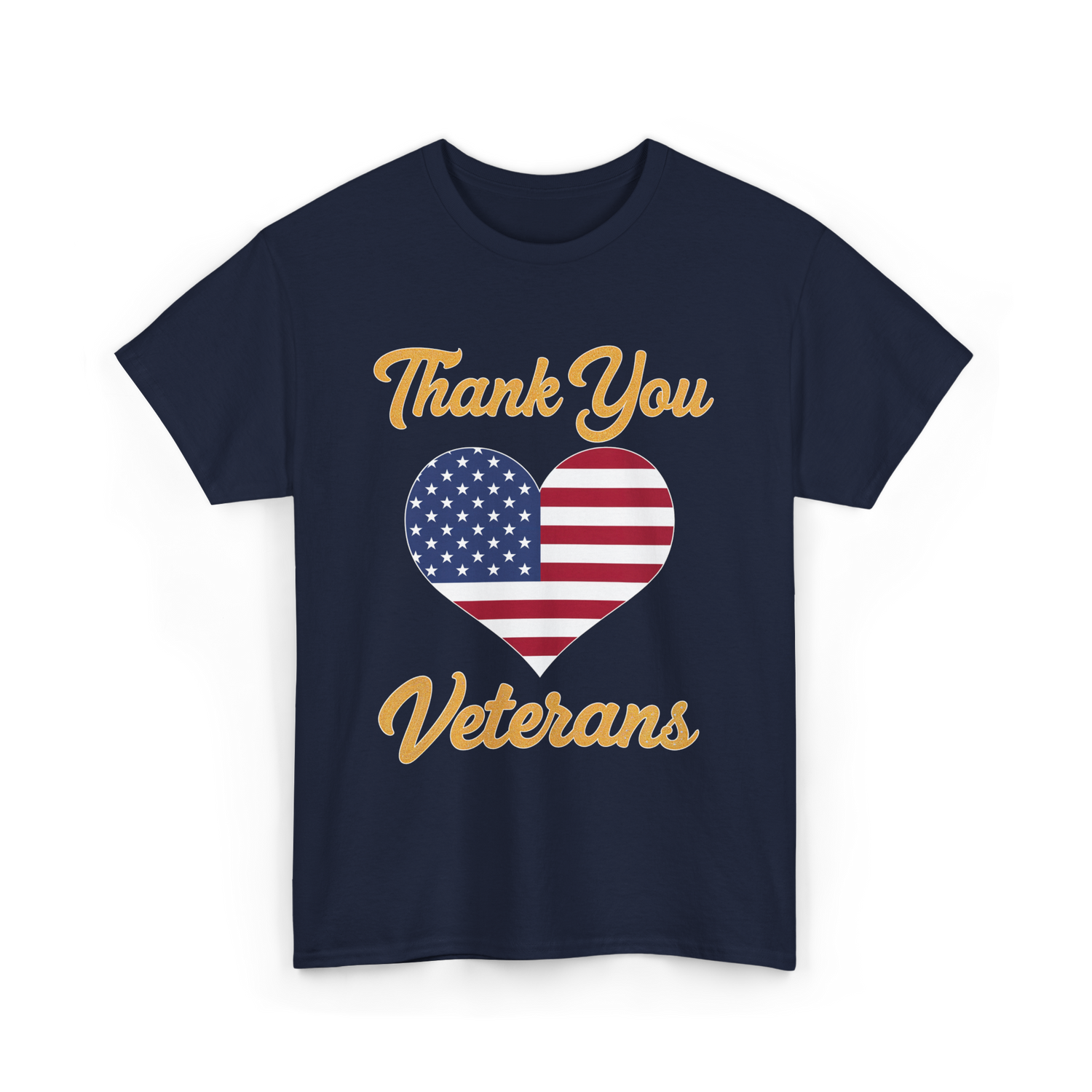 Thank You Veterans Veterans Day T-Shirt - Navy