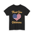 Thank You Veterans Veterans Day T-Shirt - Black