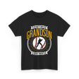 That's My Grandson Baseball Athlete T-Shirt - Black