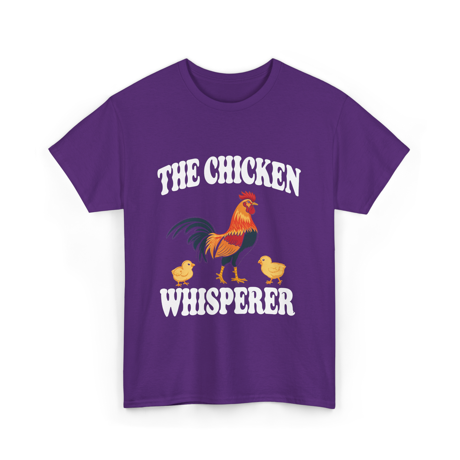 The Chicken Whisperer Chicken Keeper T-Shirt - Purple
