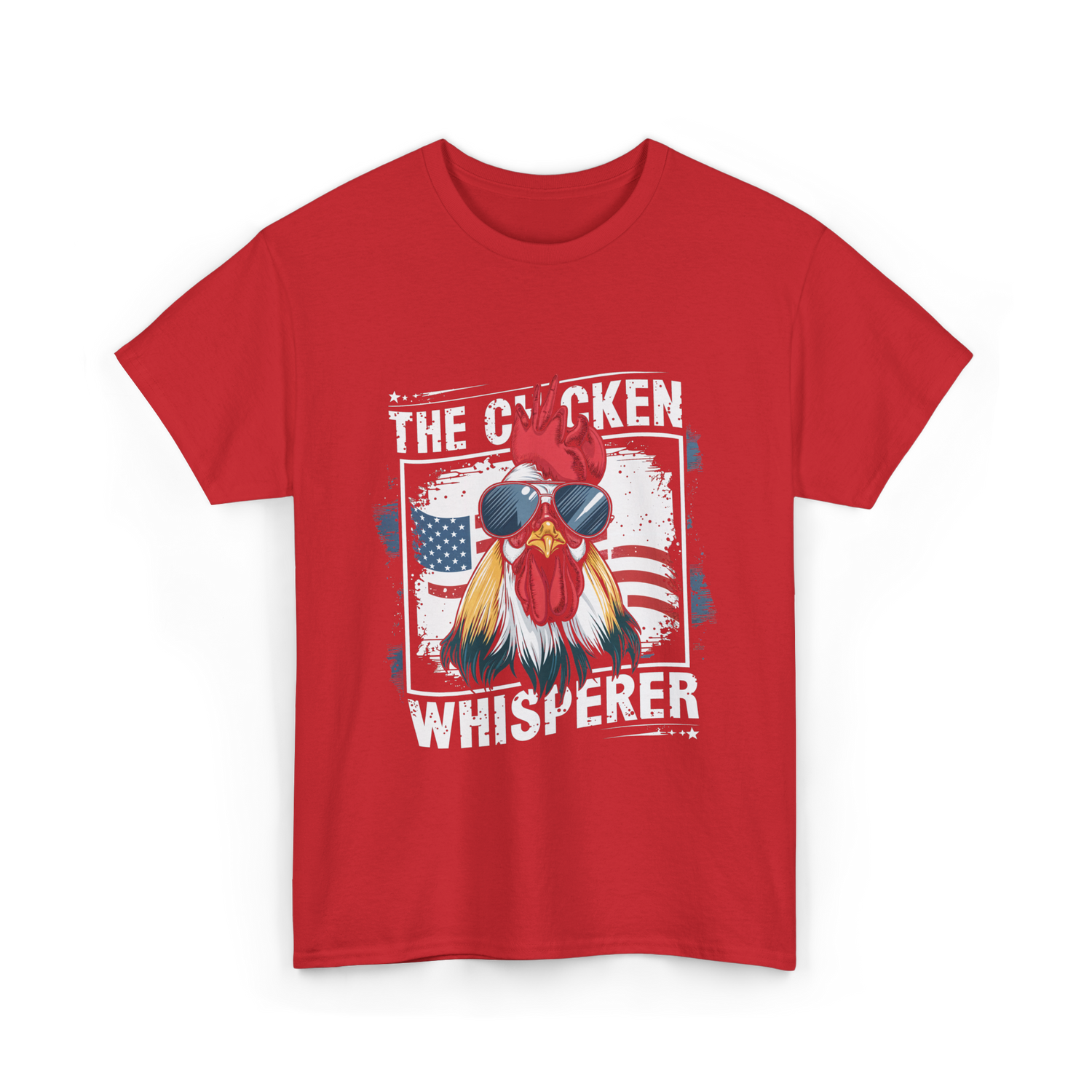 The Chicken Whisperer Chicken T-Shirt - Red