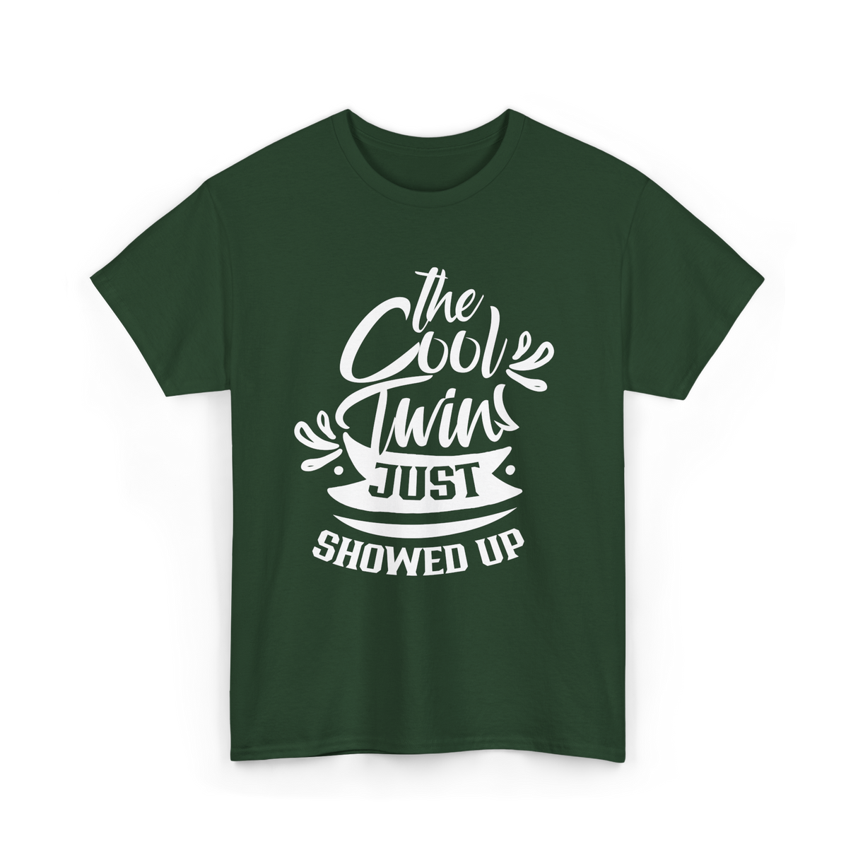 the cool twins just twins T-Shirt - Forest Green