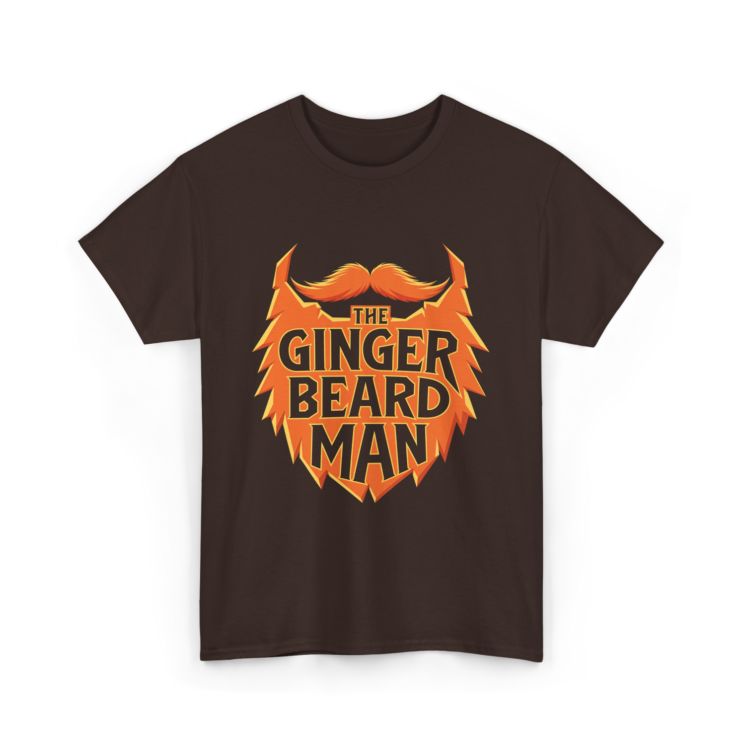 The Ginger Beard Man Beard T-Shirt - Dark Chocolate