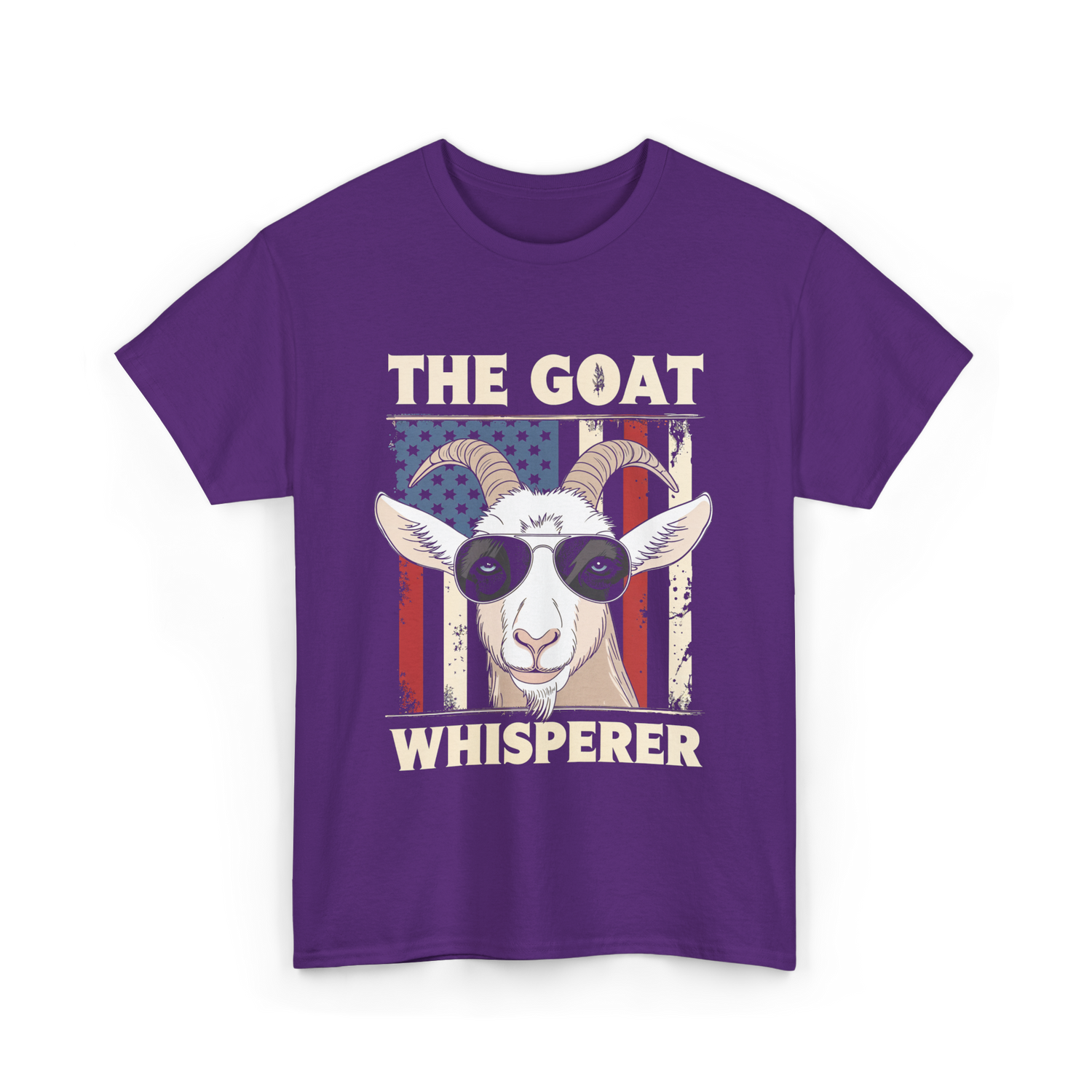The Goat Whisperer Goat Lover T-Shirt - Purple