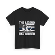 The Legend Has Retired Law Enforcement T-Shirt - Black