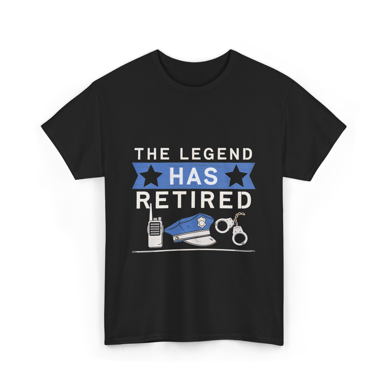 The Legend Has Retired Retirement T-Shirt - Black