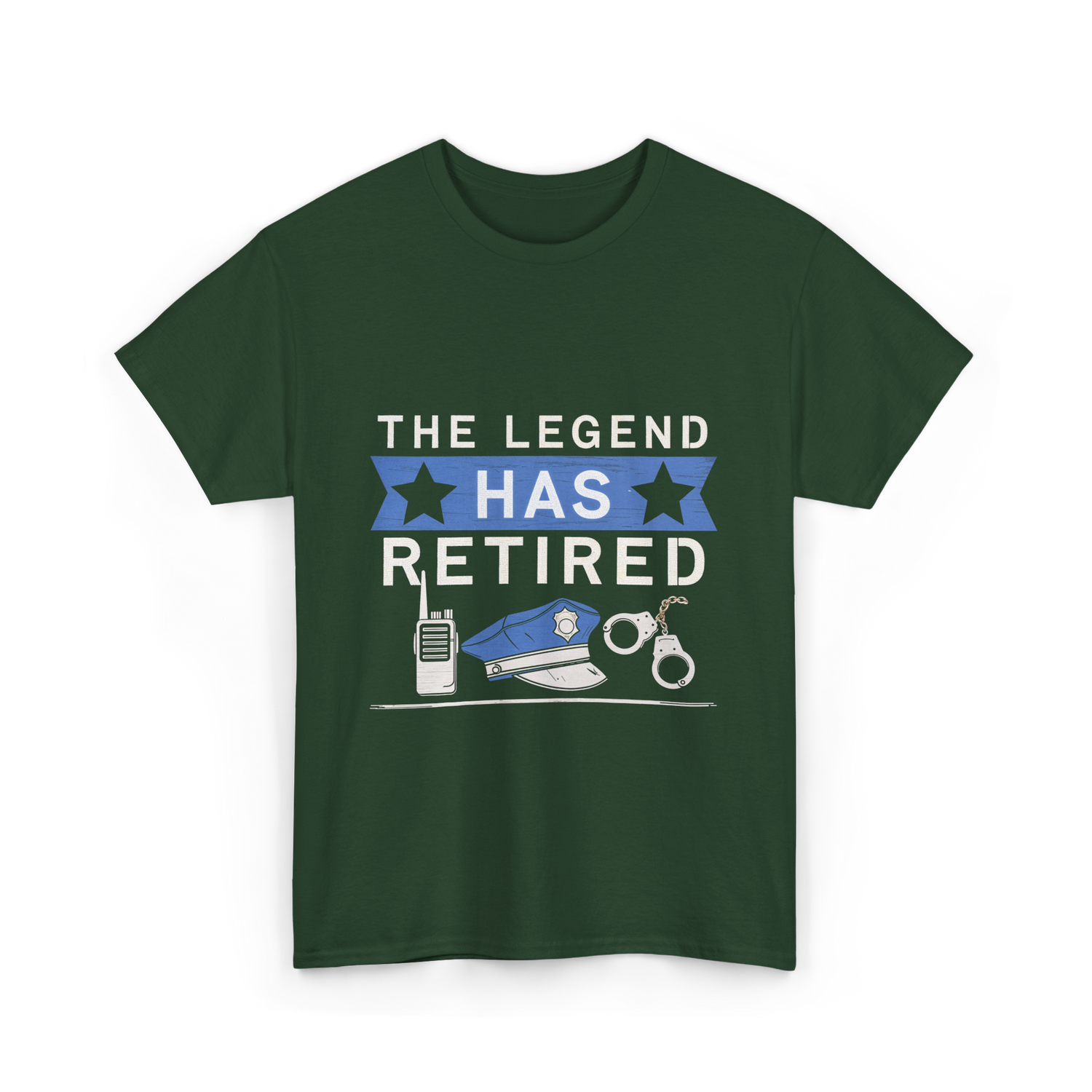 The Legend Has Retired Retirement T-Shirt - Forest Green