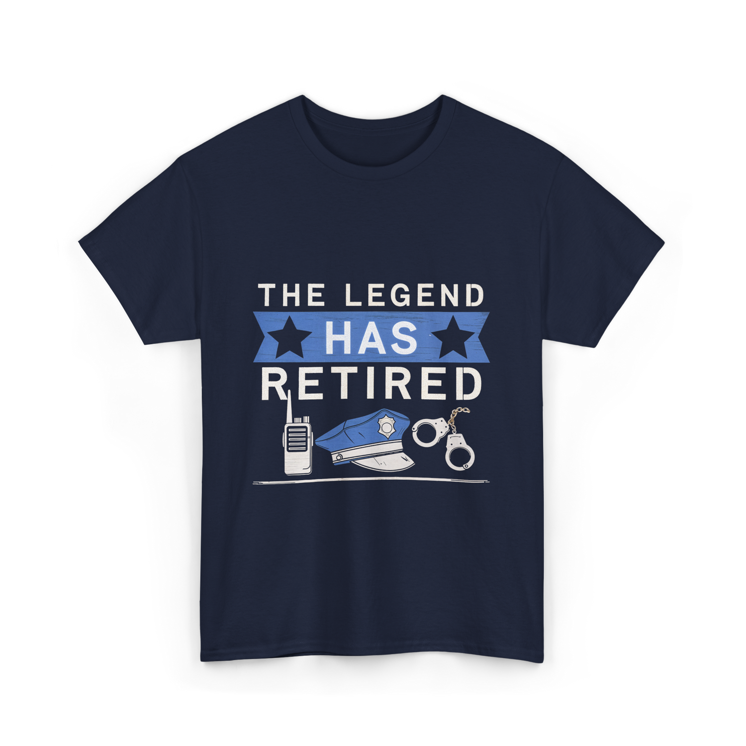 The Legend Has Retired Retirement T-Shirt - Navy