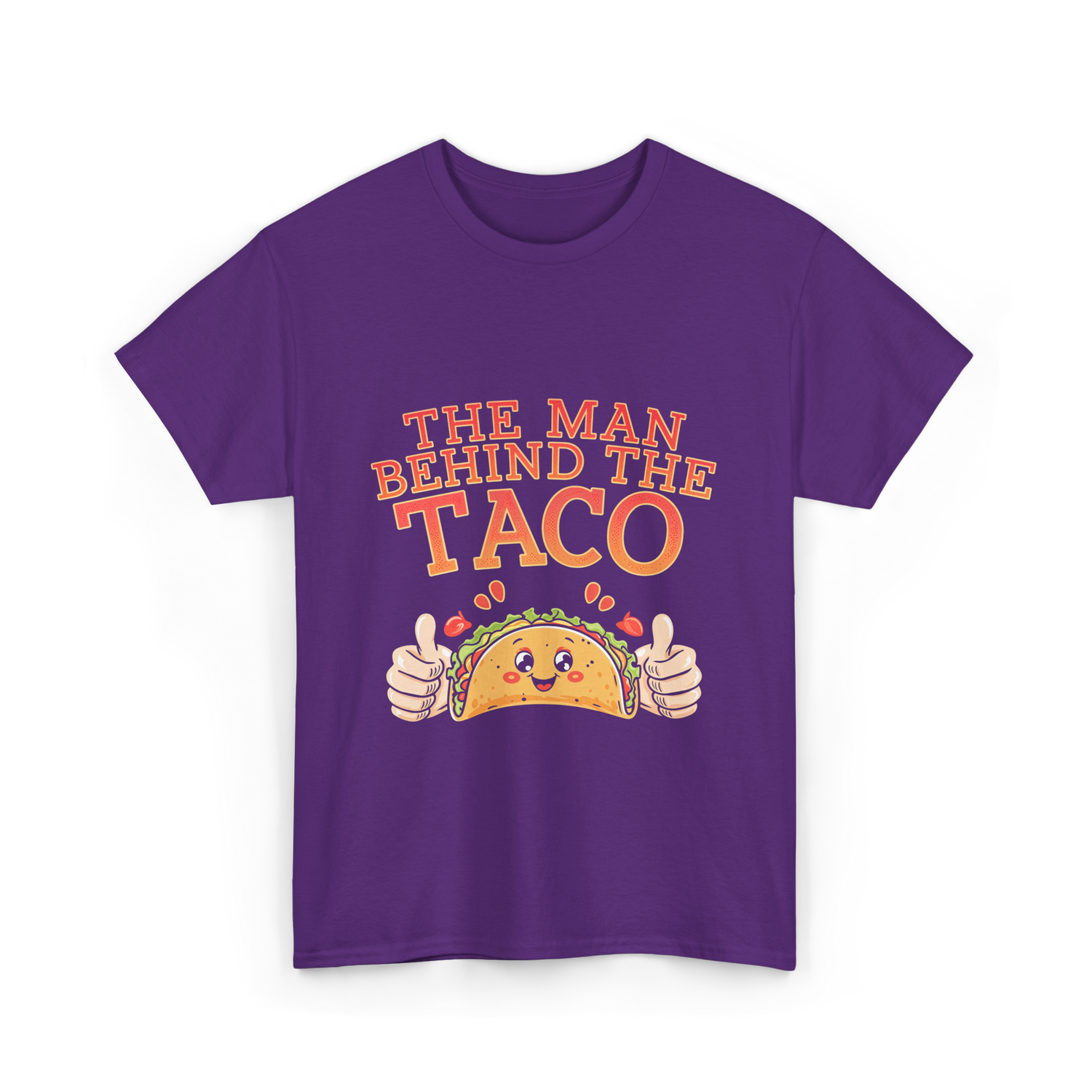 The Person Behind The Taco T-Shirt - Purple