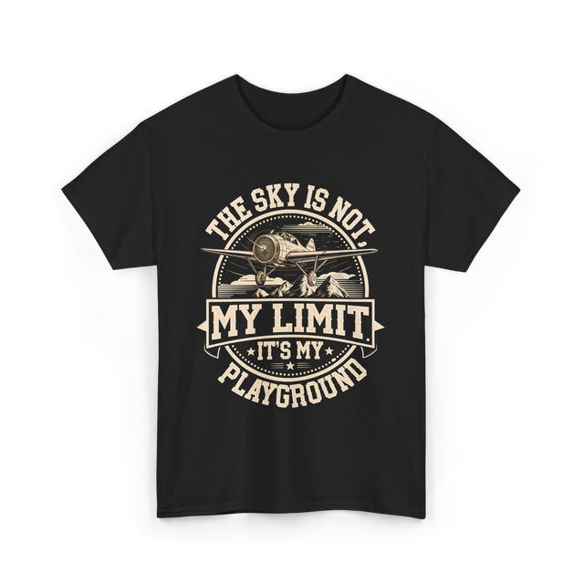 The Sky Is Not Limit Playground Pilot T-Shirt - Black