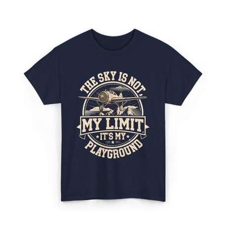 The Sky Is Not Limit Playground Pilot T-Shirt - Navy