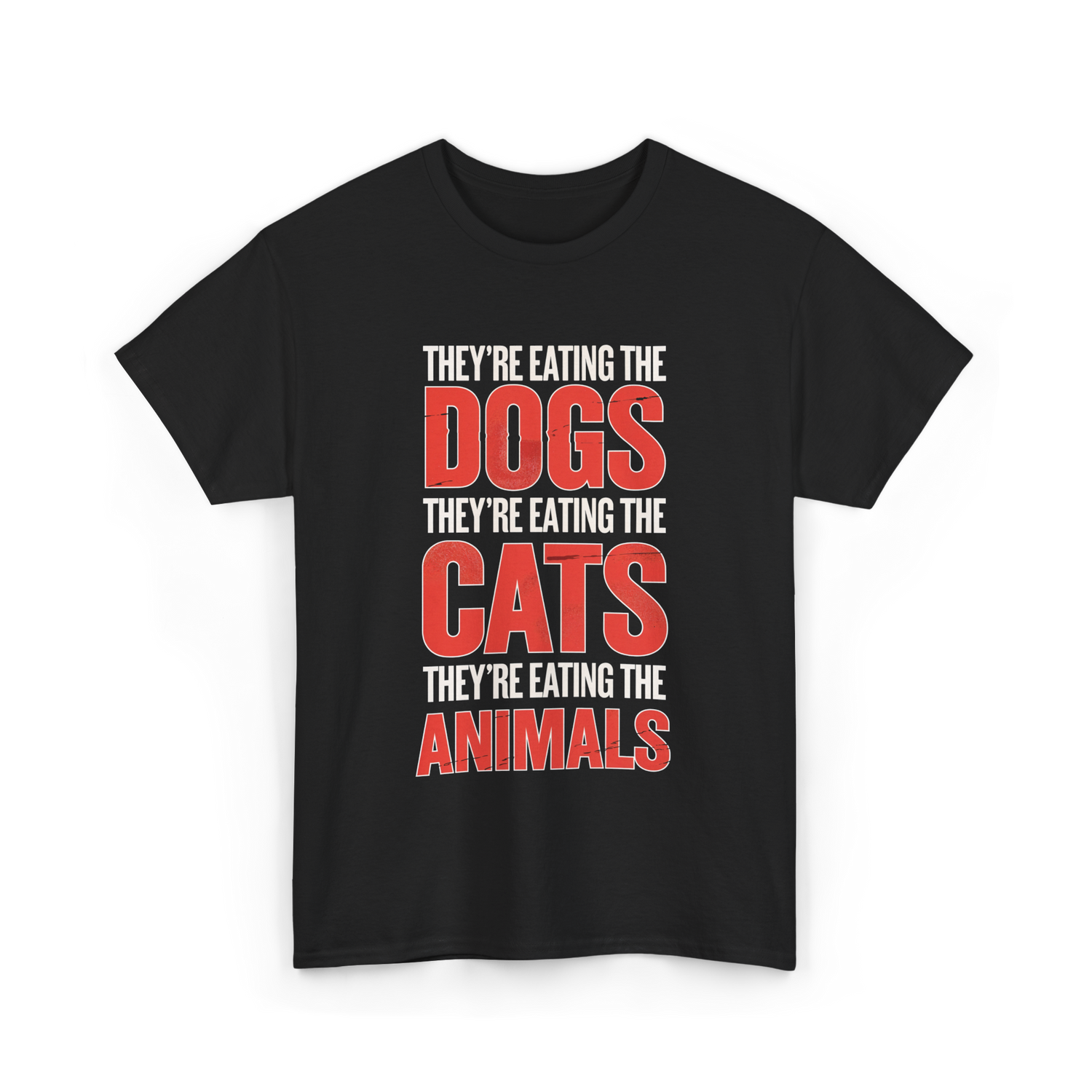 They're Eating T-Shirt - Black