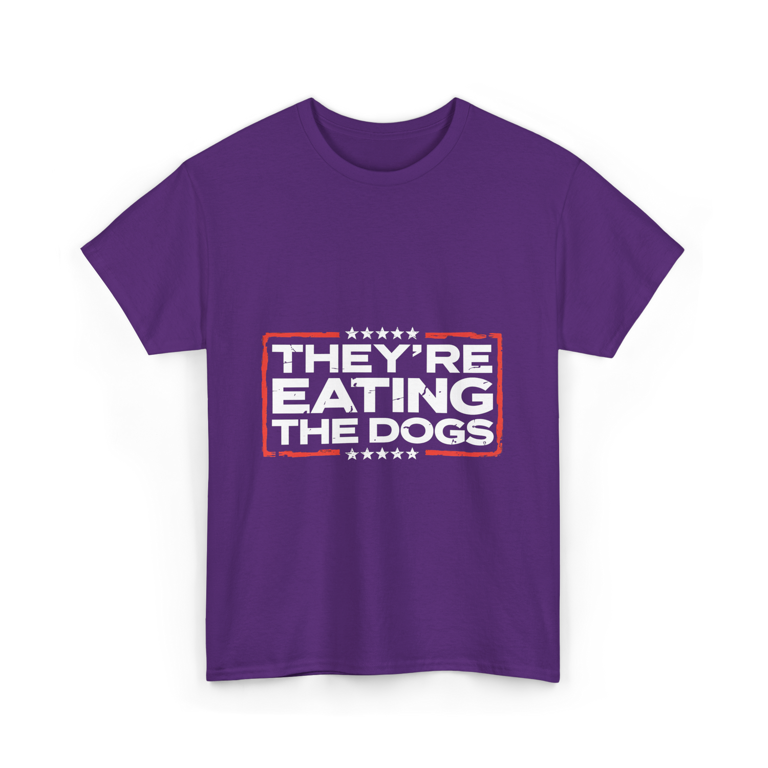 Theyre Eating The Dogs T-Shirt - Purple
