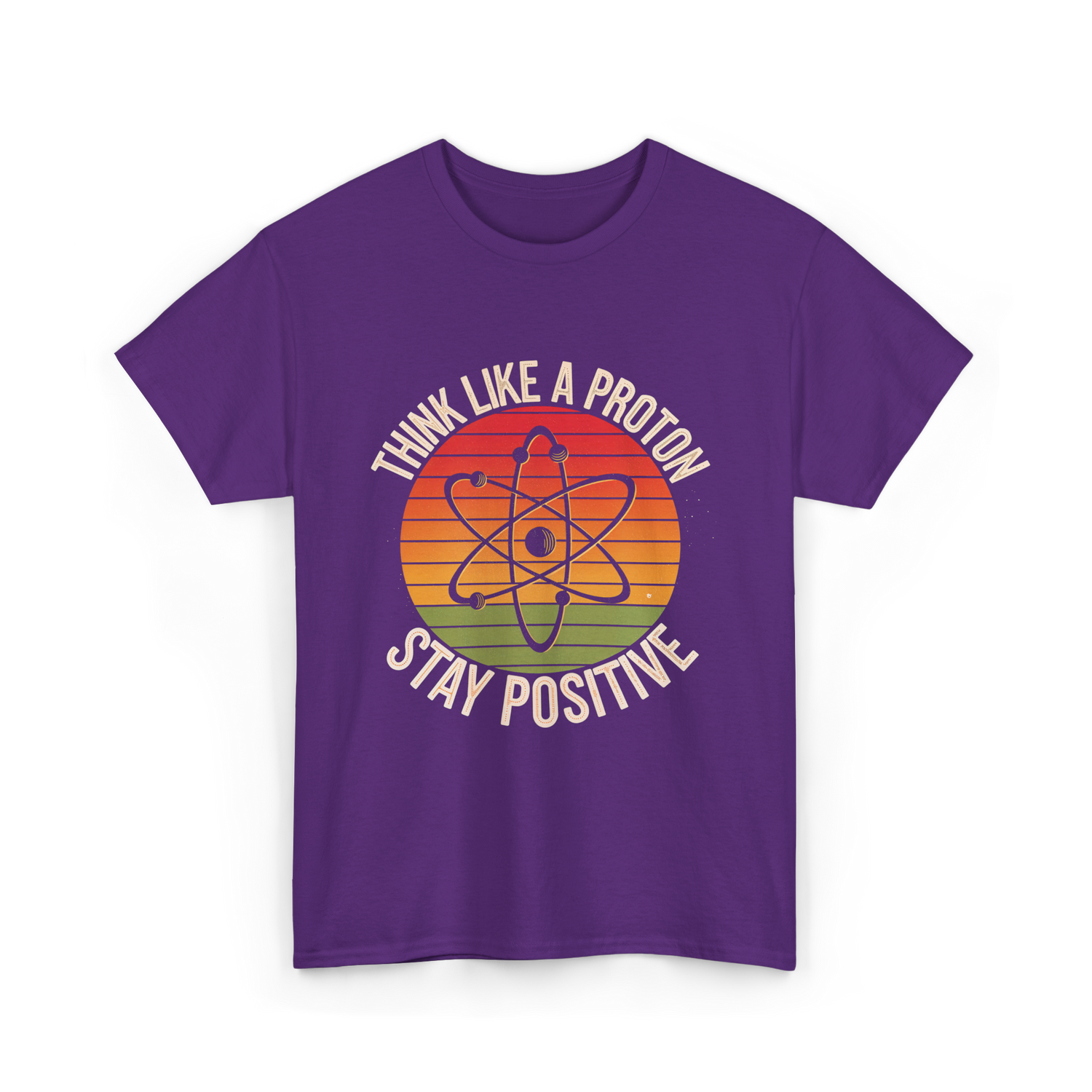 Think Like A Proton Positive T-Shirt - Purple