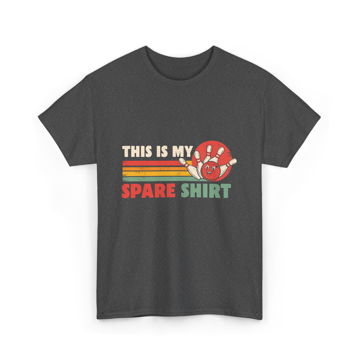 This Is My Spare Bowling Shirt T-Shirt - Dark Heather