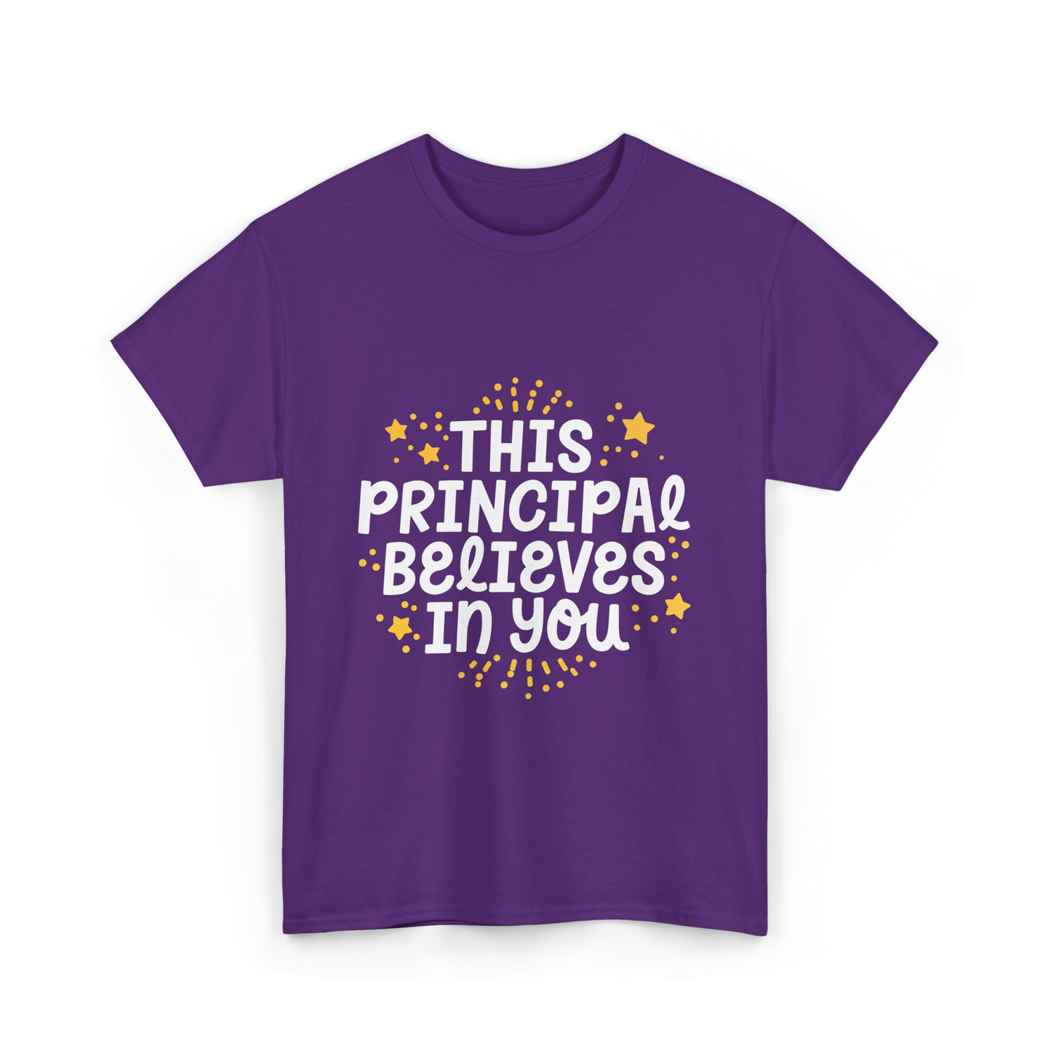 This Principal Believes Motivation T-Shirt - Purple