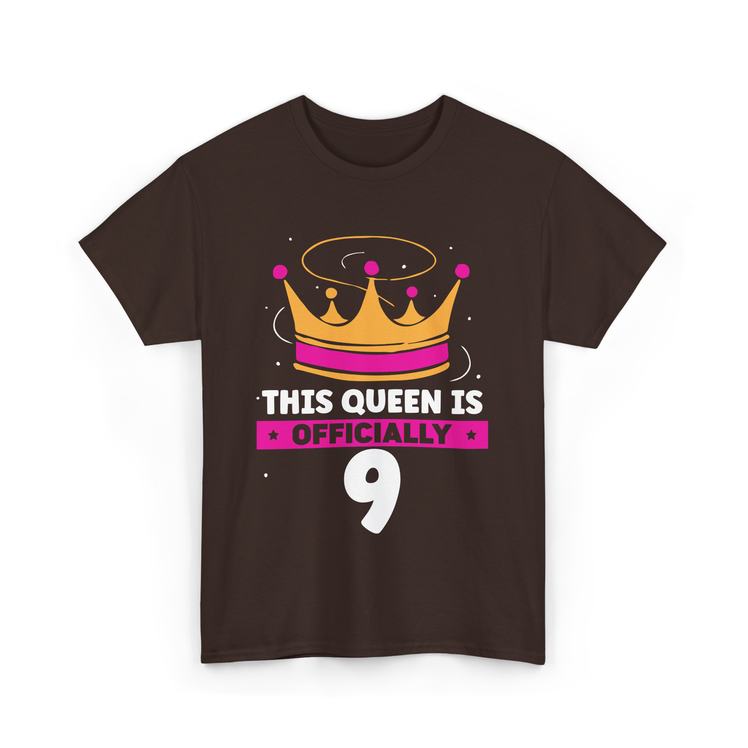 This Queen Is Birthday Celebration T-Shirt - Dark Chocolate