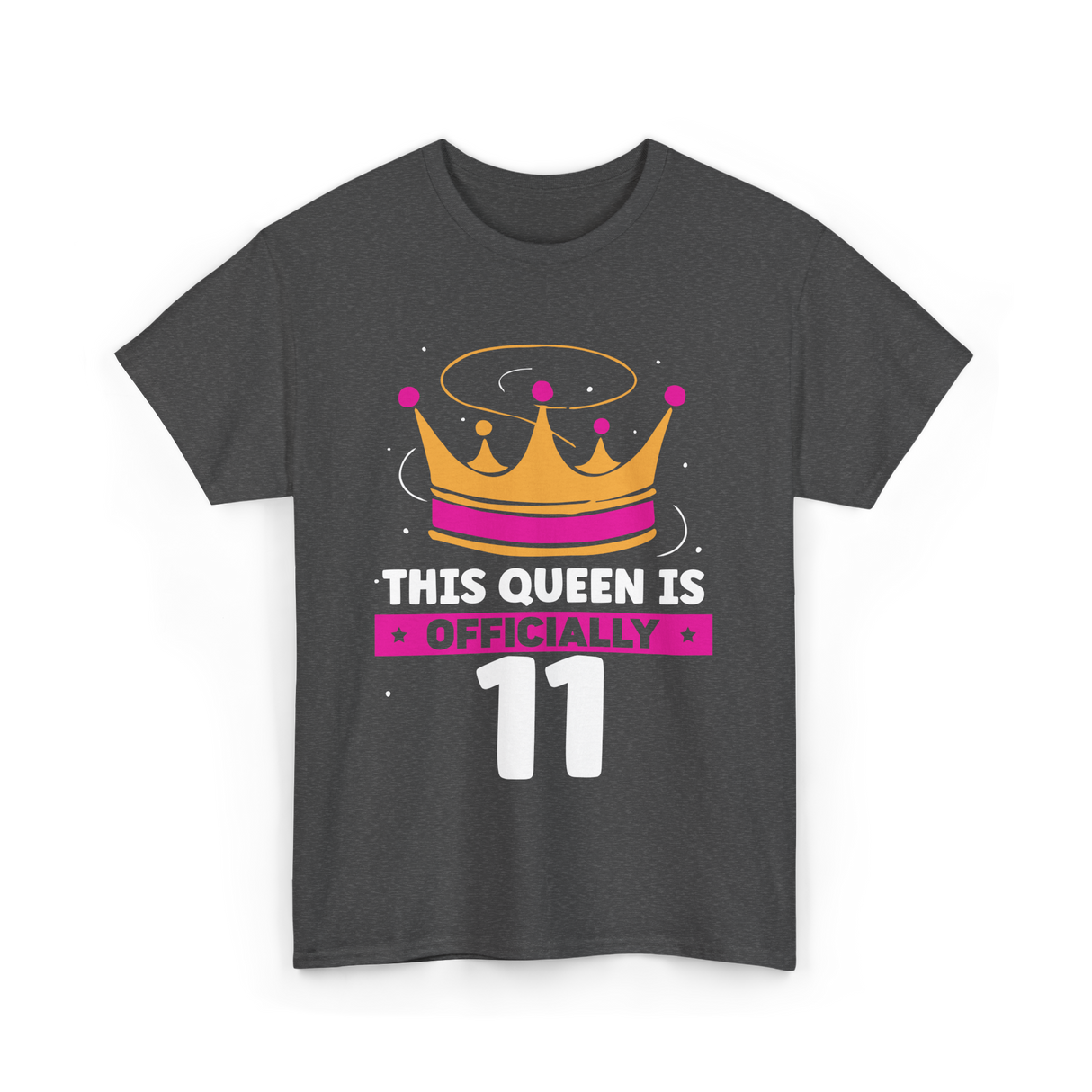 This Queen Is Birthday Celebration T-Shirt - Dark Heather