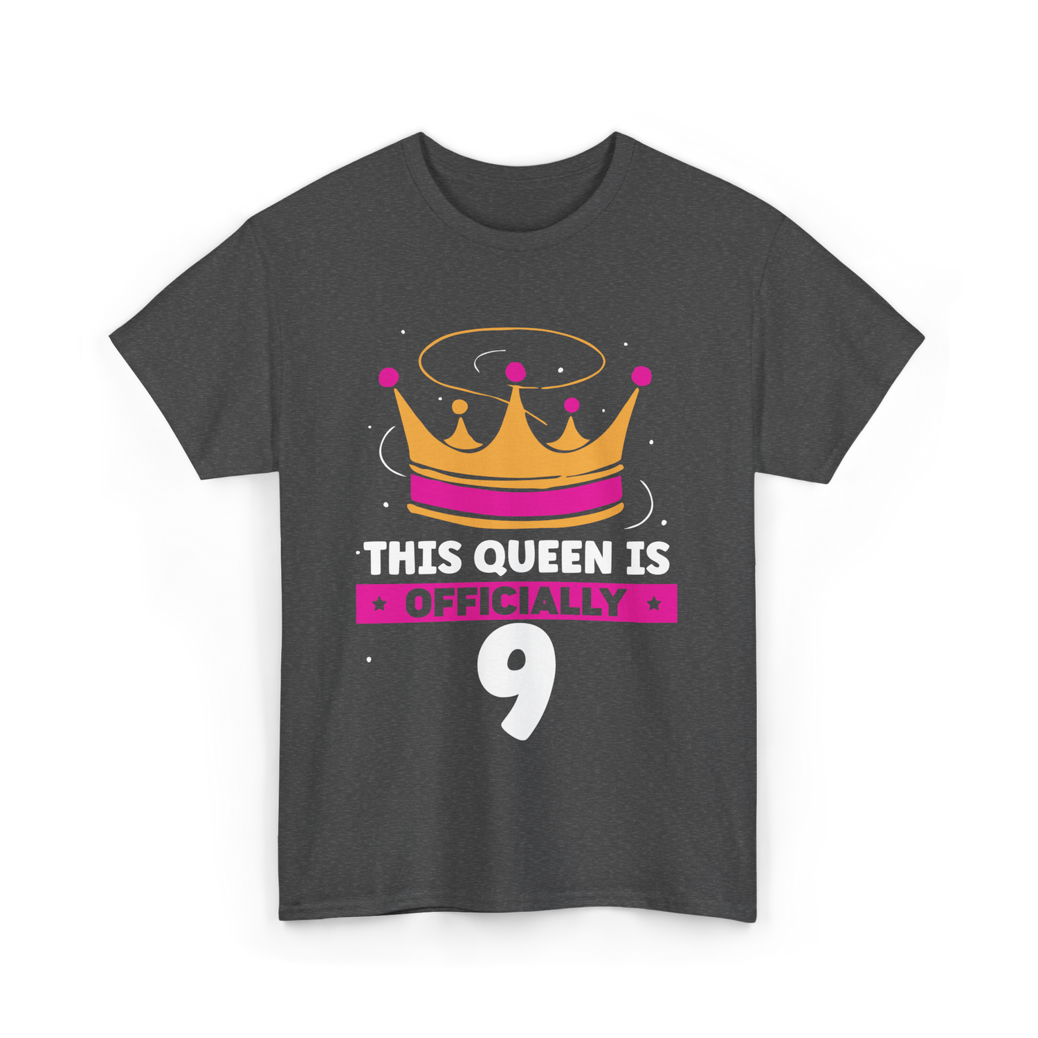 This Queen Is Birthday Celebration T-Shirt - Dark Heather