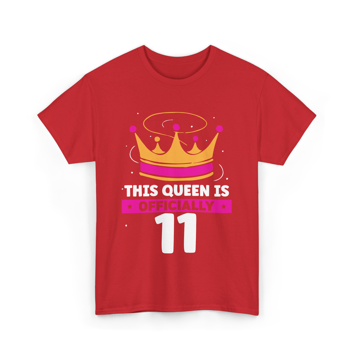 This Queen Is Birthday Celebration T-Shirt - Red