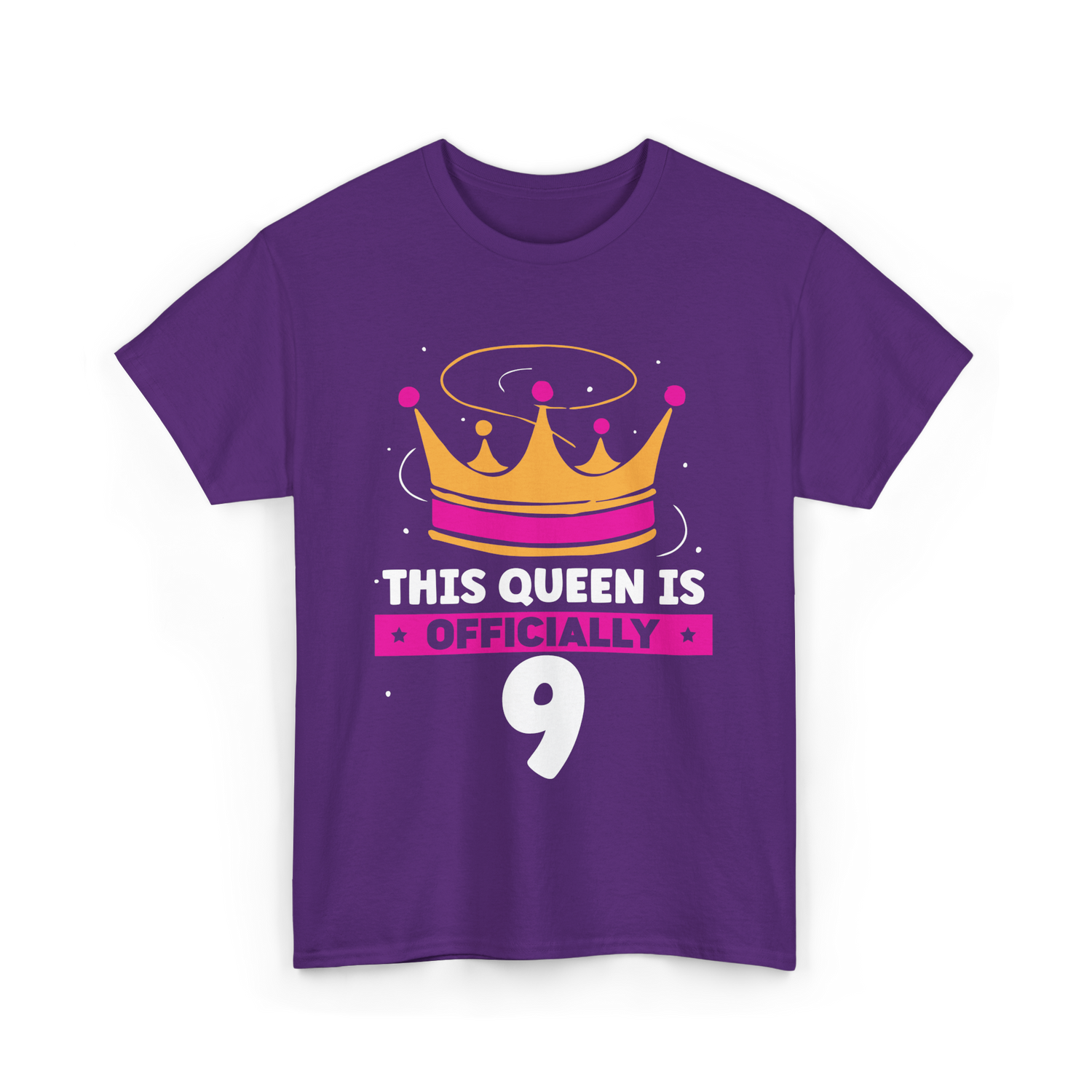 This Queen Is Birthday Celebration T-Shirt - Purple