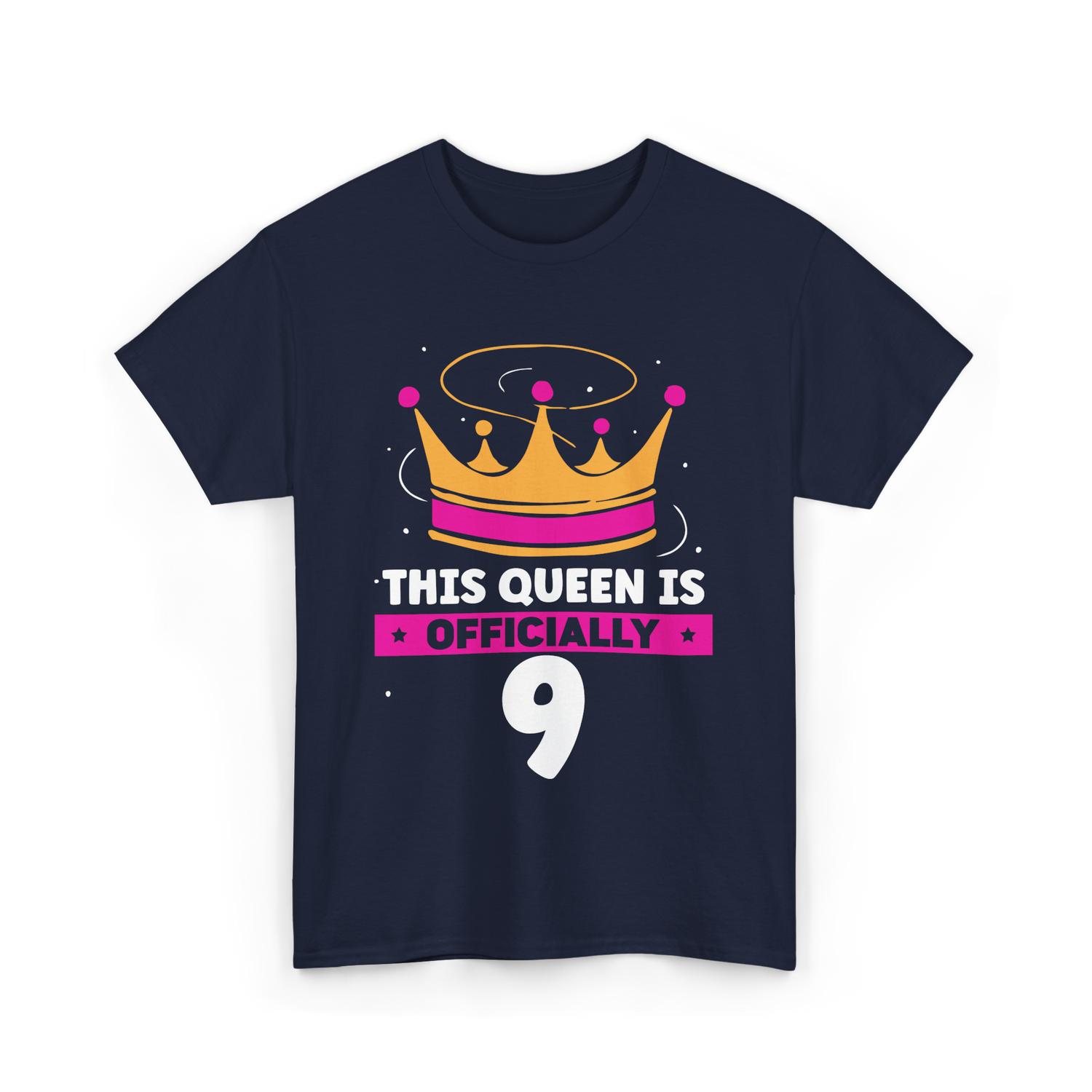 This Queen Is Birthday Celebration T-Shirt - Navy