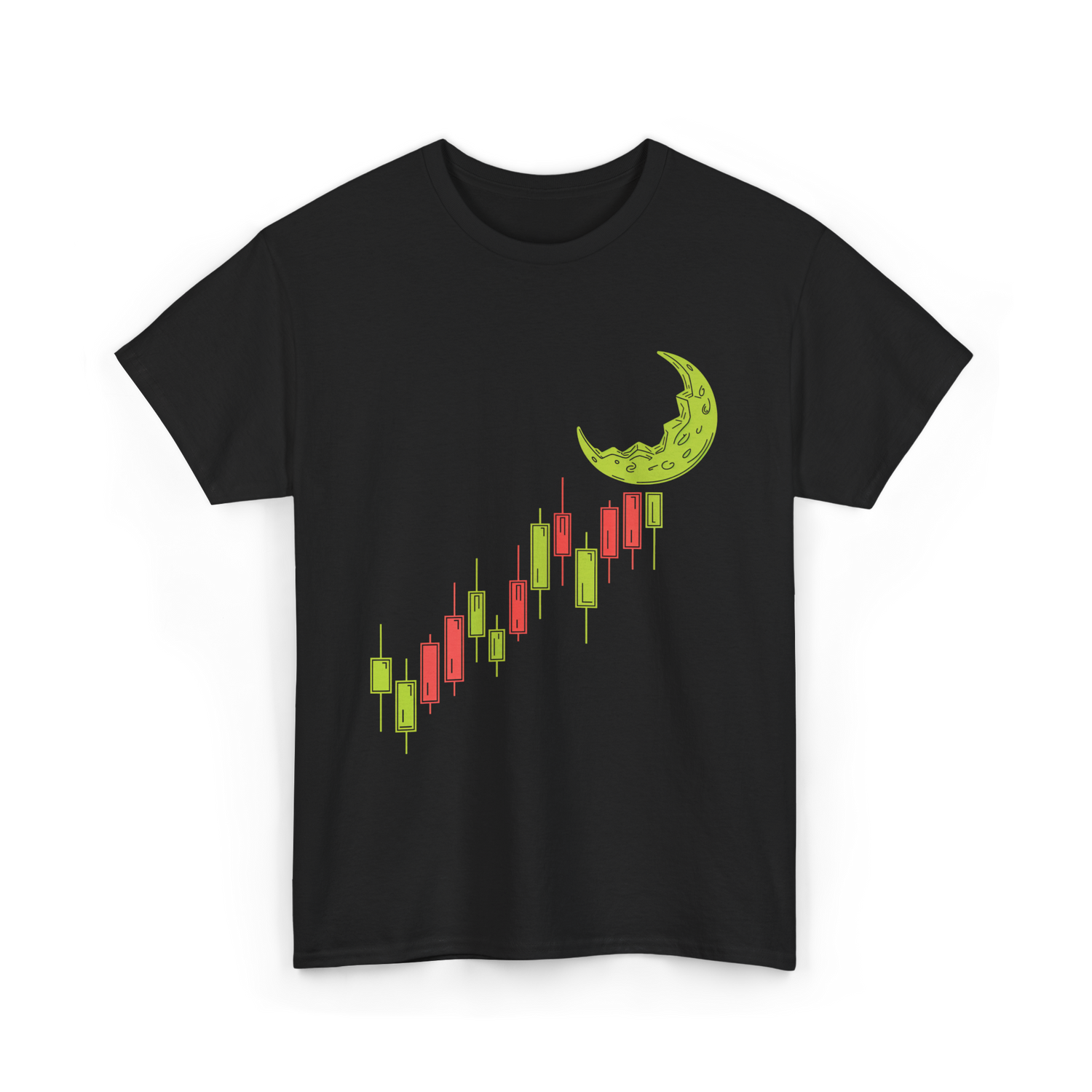 To The Moon Crypto Cryptocurrency T-Shirt - Black