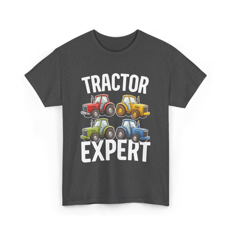 Tractor Expert Kids Tractor T-Shirt - Dark Heather