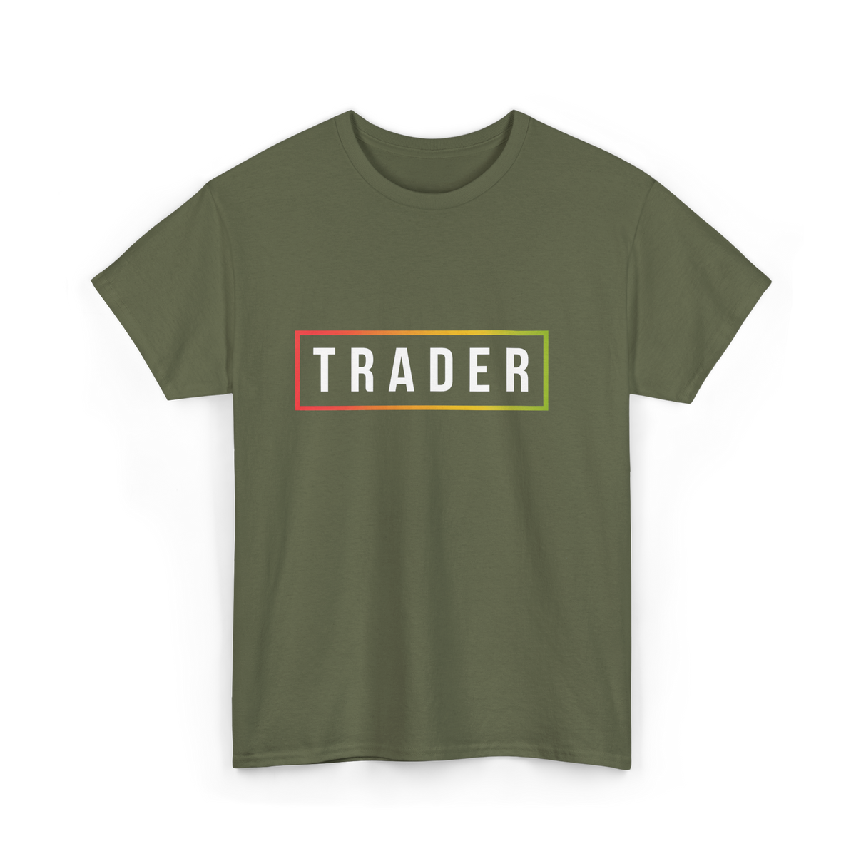 Trader Trading T-Shirt - Military Green