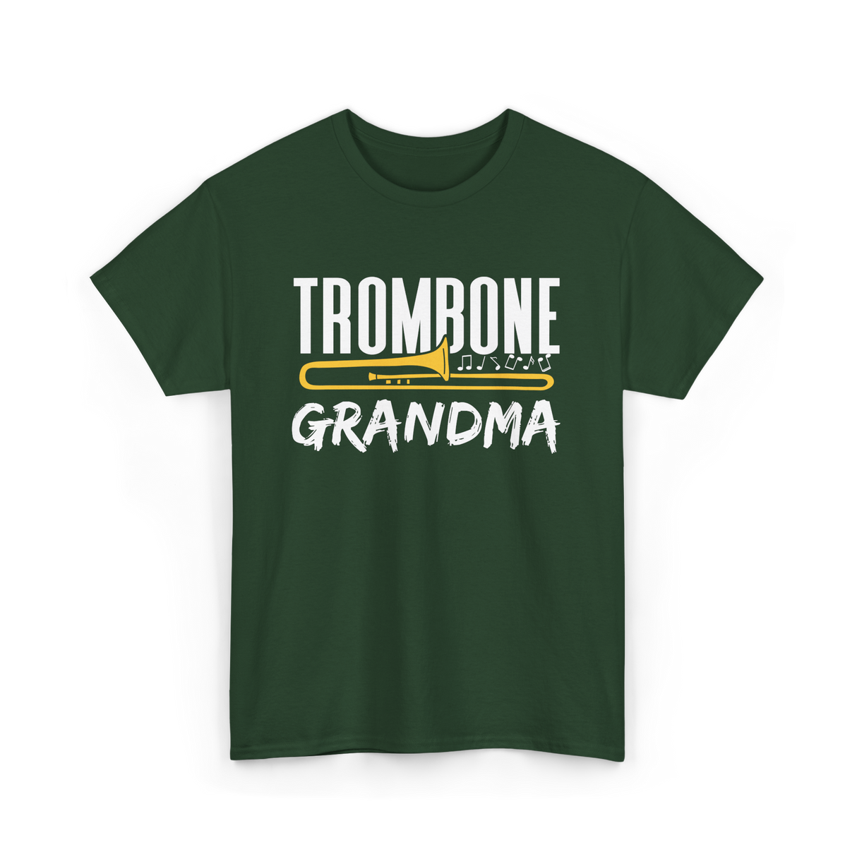 Trombone Player Trombone Musician T-Shirt - Forest Green