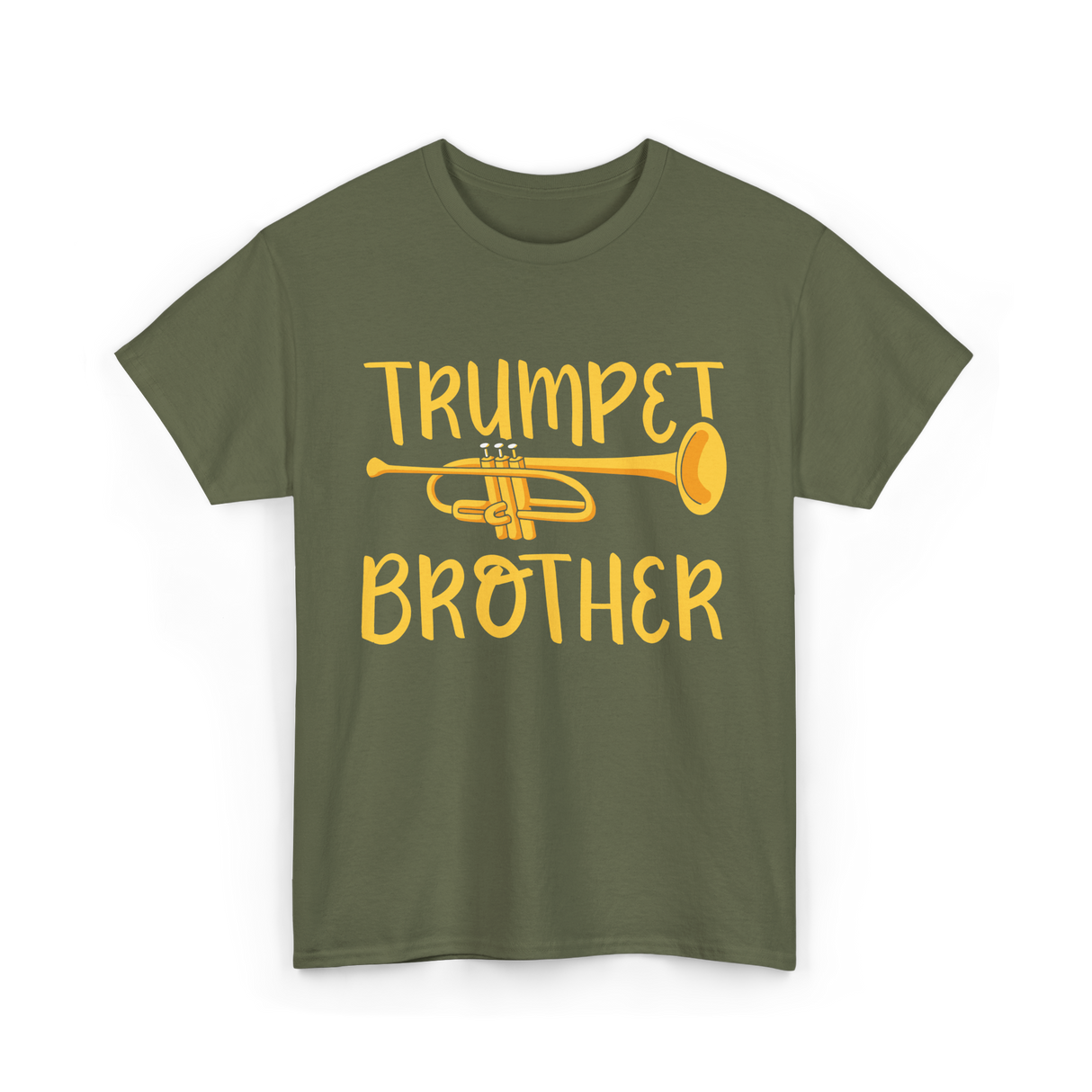 Trumpet Trumpeter T-Shirt - Military Green