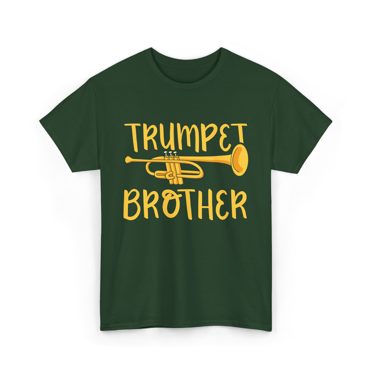 Trumpet Trumpeter T-Shirt - Forest Green