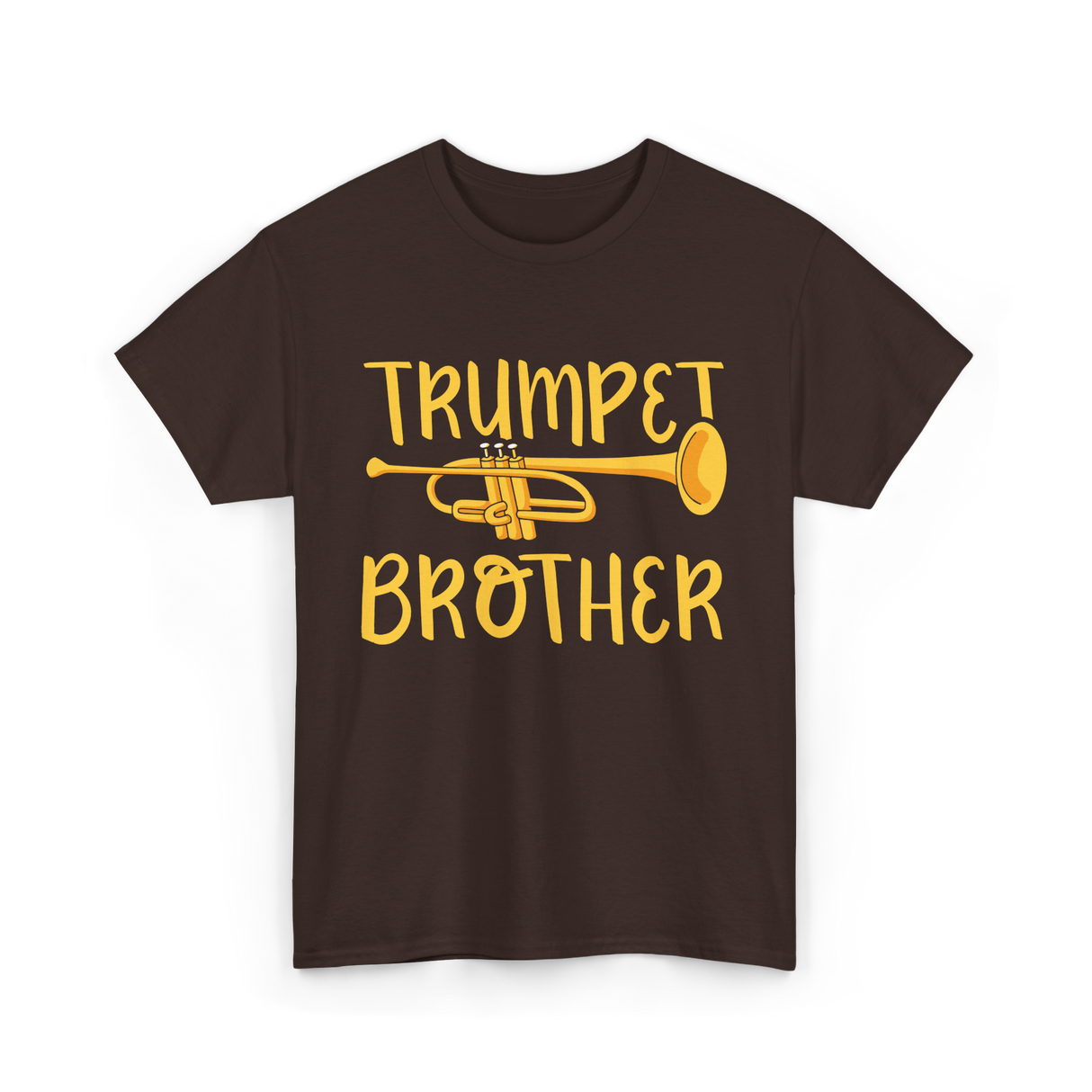 Trumpet Trumpeter T-Shirt - Dark Chocolate