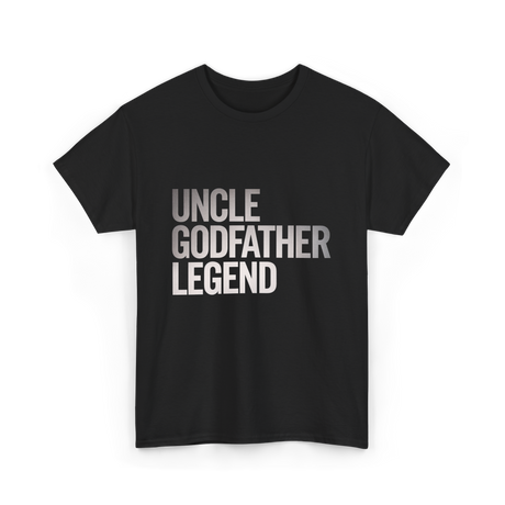 Uncle Godfather Legend Godfather T-Shirt - Black